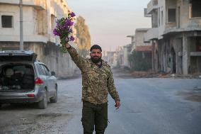 Russian Airstrikes Hit Idlib Region - Syria