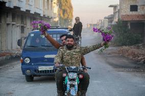 Russian Airstrikes Hit Idlib Region - Syria