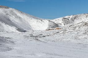 First Snow in Campo Imperatore