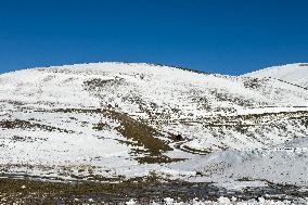 First Snow in Campo Imperatore