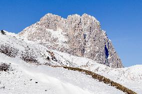 First Snow in Campo Imperatore