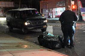 Person Struck By Van While Crossing On Metropolitan Avenue And Trotting Course Lane In Queens New York