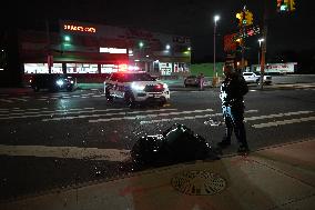 Person Struck By Van While Crossing On Metropolitan Avenue And Trotting Course Lane In Queens New York