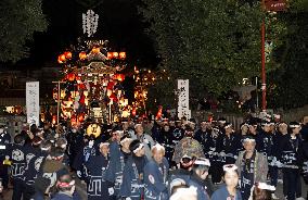 Chichibu Night Festival in eastern Japan