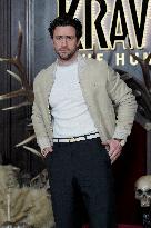 Aaron Taylor-Johnson At Kraven The Hunter Photocall - Madrid