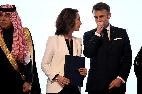 President Macron At Saudi French Investment Forum - Riyadh