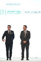 President Macron At Saudi French Investment Forum - Riyadh