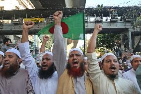 Islami Andolan Party Demonstration - Banglades