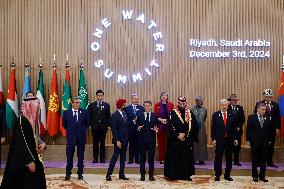 Emmanuel Macron at One Water Summit - Riyadh