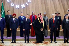 Emmanuel Macron at One Water Summit - Riyadh