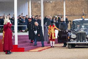 Royals Welcome Emir Of Qatar - London