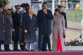 Royals Welcome Emir Of Qatar - London