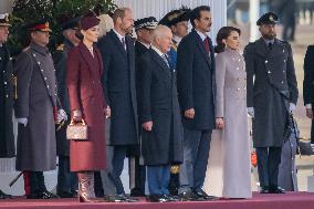 Royals Welcome Emir Of Qatar - London