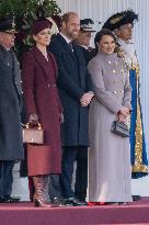 Royals Welcome Emir Of Qatar - London