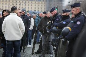 Taxi Drivers Demonstrate In Paris