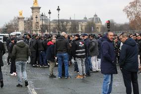 Taxi Drivers Demonstrate In Paris