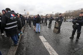 Taxi Drivers Demonstrate In Paris