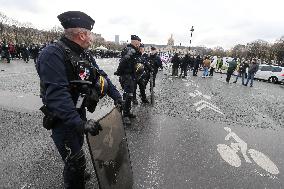 Taxi Drivers Demonstrate In Paris