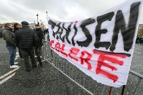 Taxi Drivers Demonstrate In Paris