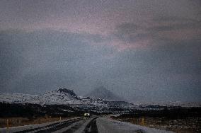 Roads And Scenery In Northern Iceland