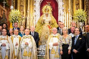 The Virgin of the Macarena receives the Golden Rose