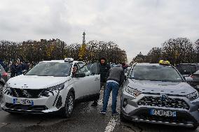 Taxi Drivers Protest - Paris