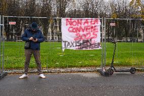 Taxi Drivers Protest - Paris