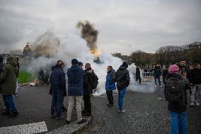 Taxi Drivers Protest - Paris