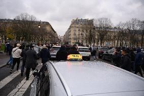 Taxi Drivers Protest - Paris