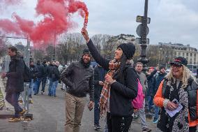 Taxi Drivers Protest - Paris