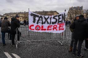 Taxi Drivers Protest - Paris