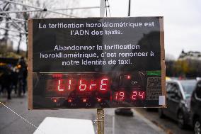 Taxi Drivers Protest - Paris