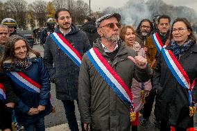 Taxi Drivers Protest - Paris