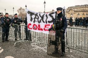 Taxi Drivers Protest - Paris