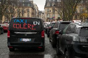 Taxi Drivers Protest - Paris