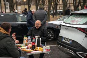 Taxi Drivers Protest - Paris