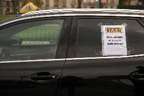 Taxi Drivers Protest - Paris