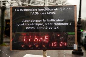 Taxi Drivers Protest - Paris