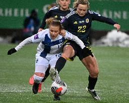 Football - UEFA Women's EURO 2025 - Women's European Qualifiers match Finland vs Scotland