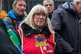 Demonstration For The Pension - Paris