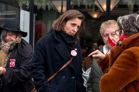 Demonstration For The Pension - Paris