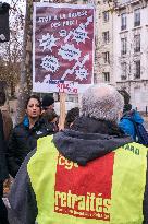 Demonstration For The Pension - Paris