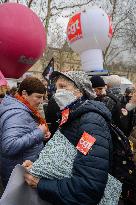 Demonstration For The Pension - Paris