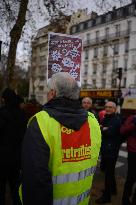 Demonstration For The Pension - Paris