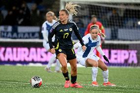 Football - UEFA Women's EURO 2025 - Women's European Qualifiers match Finland vs Scotland