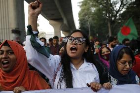 Protest Against Attack On Bangladesh Assistant High Commission In India