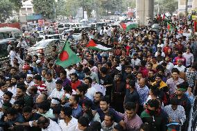 Protest Against Attack On Bangladesh Assistant High Commission In India