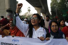 Protest Against Attack On Bangladesh Assistant High Commission In India