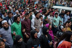 Bangladeshi Activists Protest Against Attack On Bangladesh Assistant High Commission In India