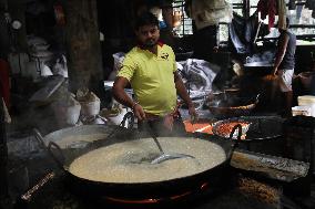 "Laddu", A Ball-shaped Sweet Workshop Of West Bengal''Outskirts Of Kolkata, India